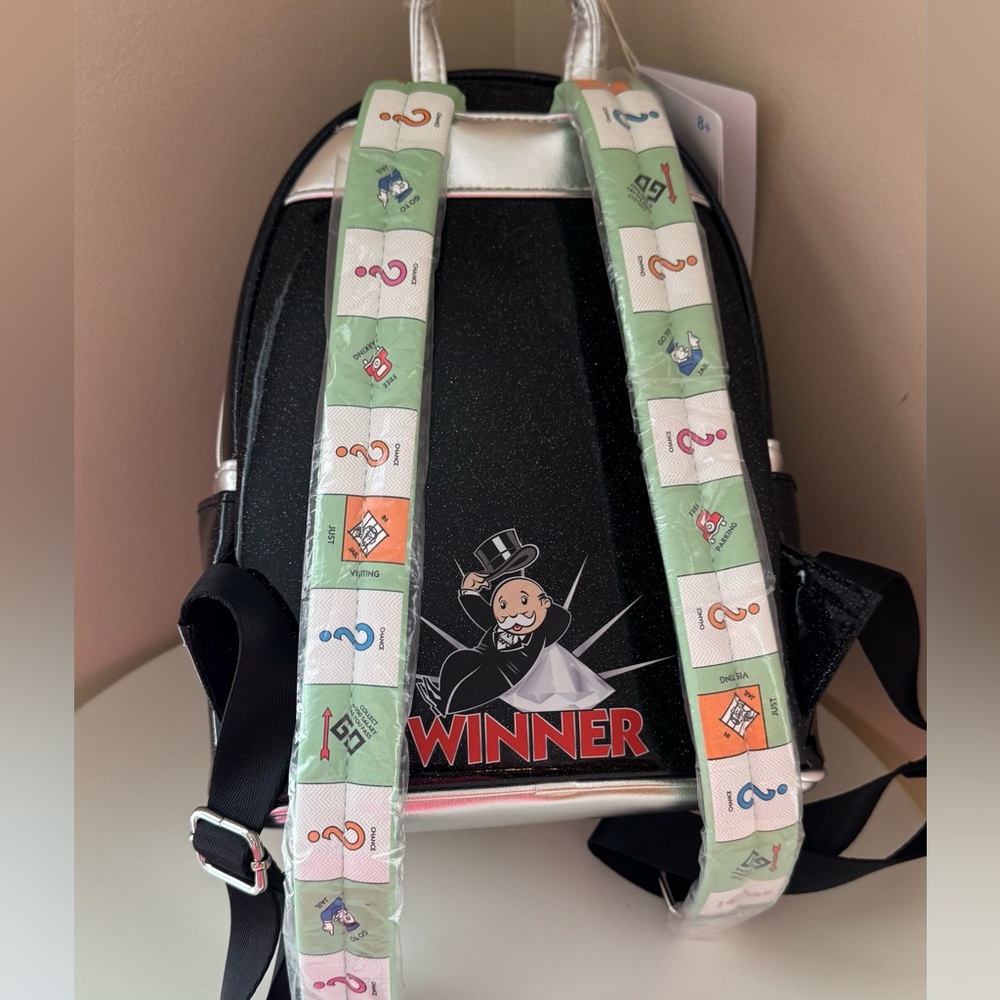 Loungefly Hasbro Monopoly 90th Anniversary Pennybags Cosplay Mini Backpack - Picture 7 of 11